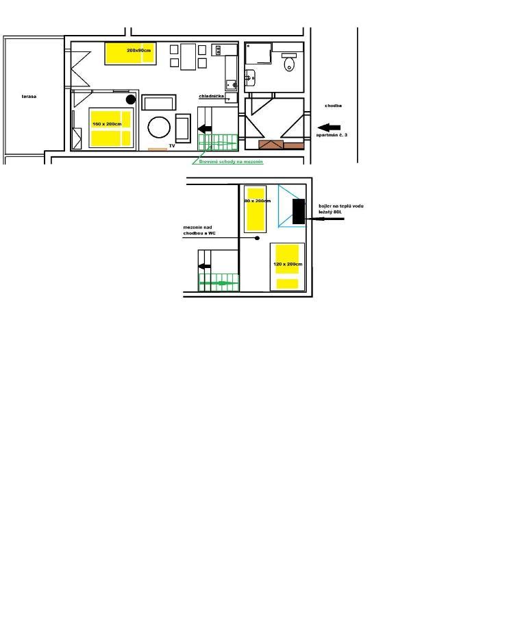 Apartman & Studio Tyrkys Spiezovec Dóval Kültér fotó